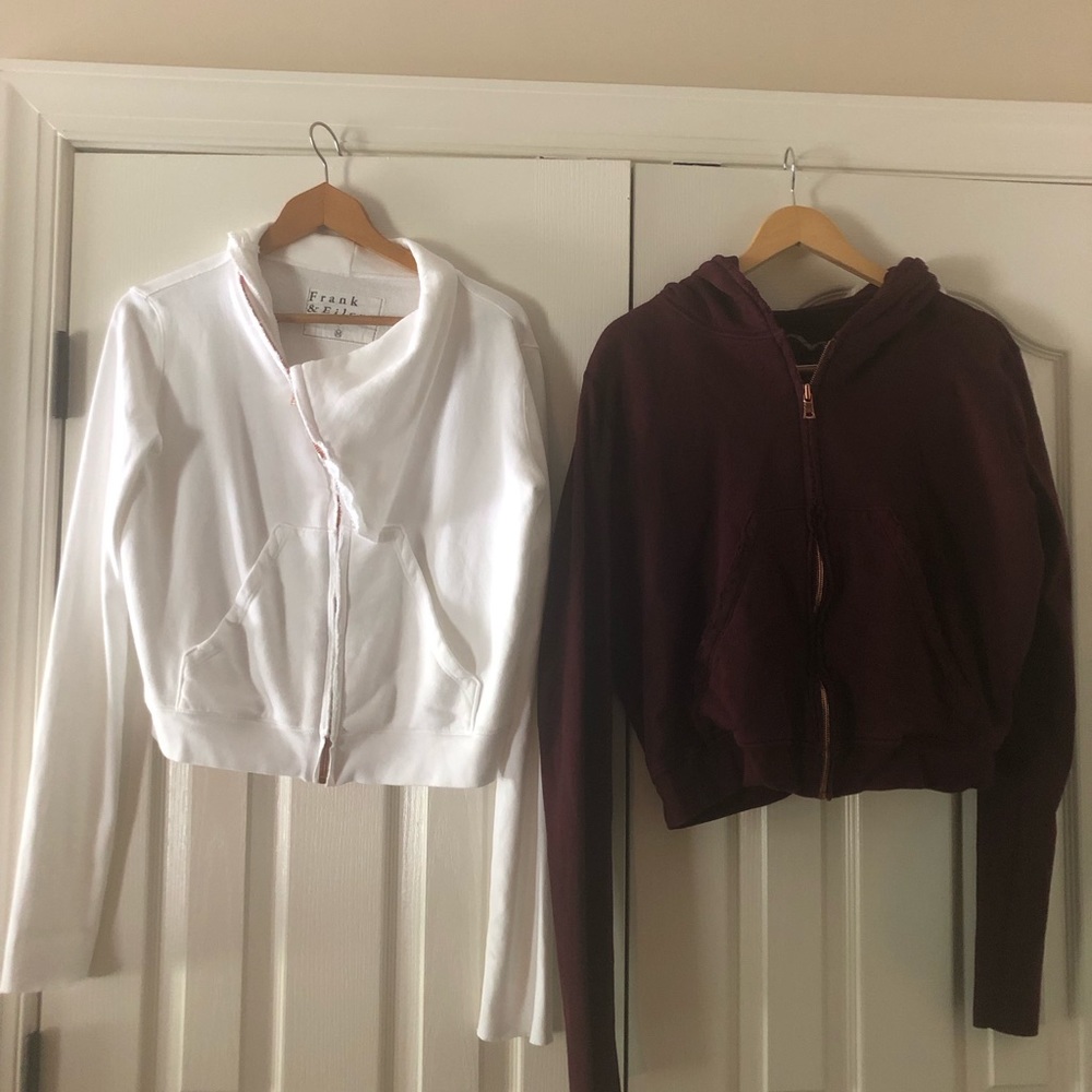 Set of two Frank & Eileen Sweatshirt Style Jackets